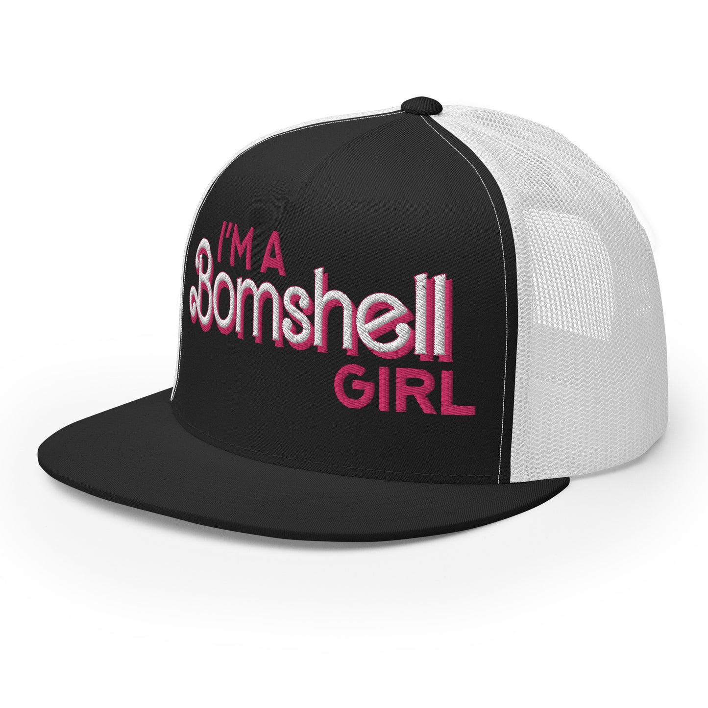 Bomshell Girl Trucker Cap