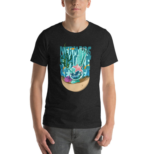 Mermaid Smoke Seaweed Unisex t-shirt
