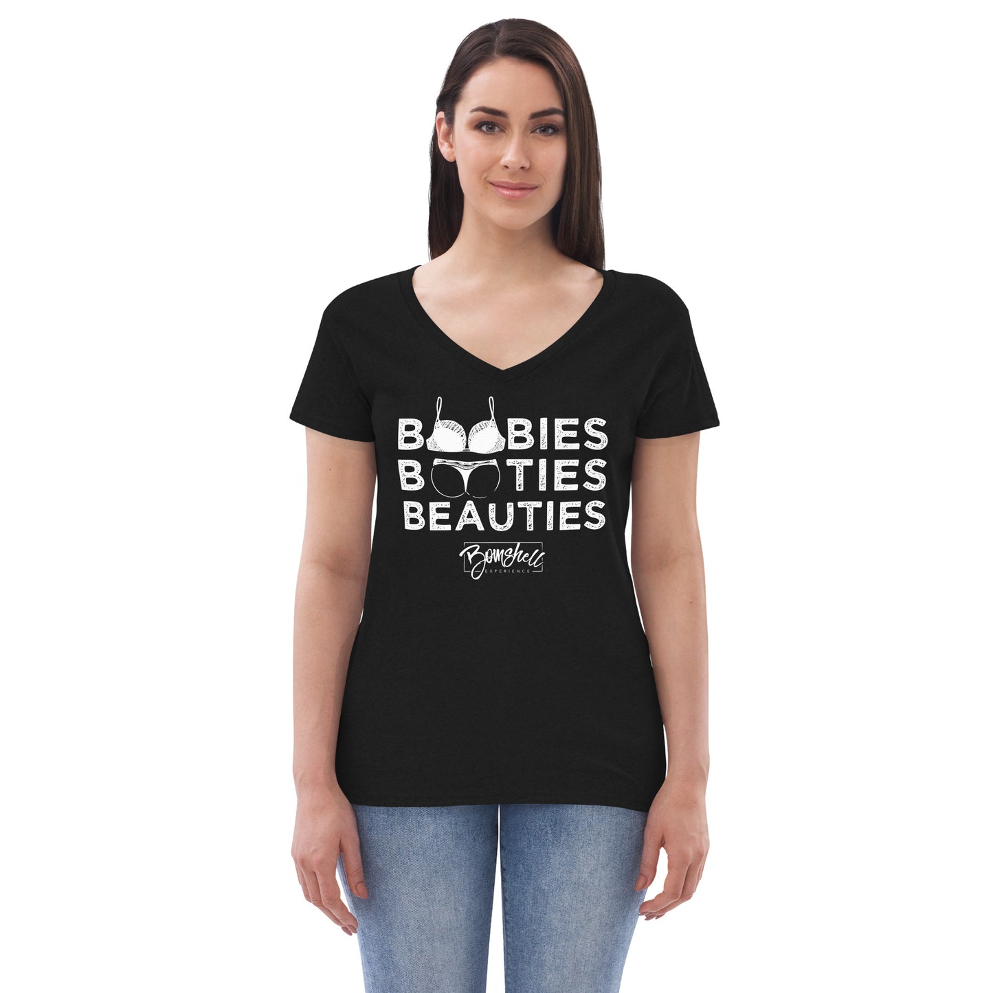 BOM Triple B Women’s recycled v-neck t-shirt